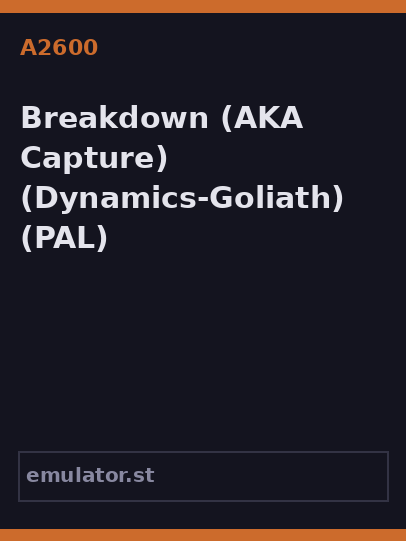 Breakdown