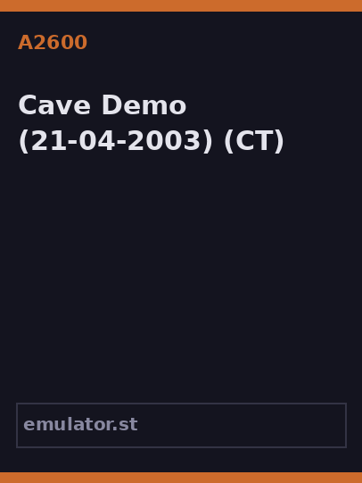 Cave Demo