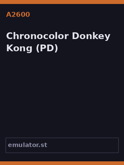 Chronocolor Donkey Kong