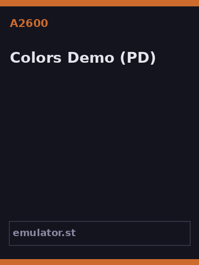 Colors Demo