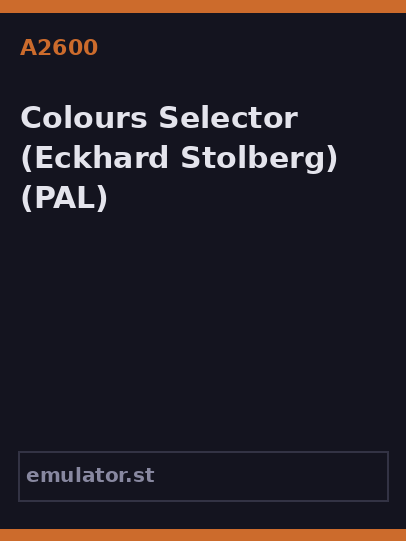 Colours Selector