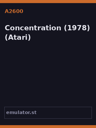 Concentration