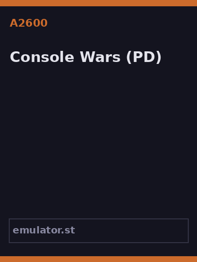 Console Wars