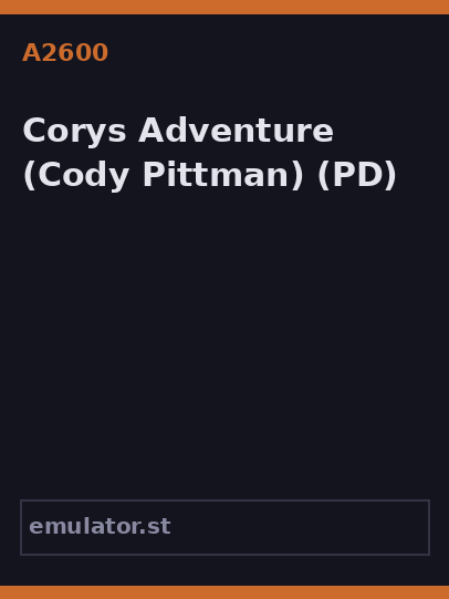 Corys Adventure