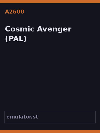 Cosmic Avenger