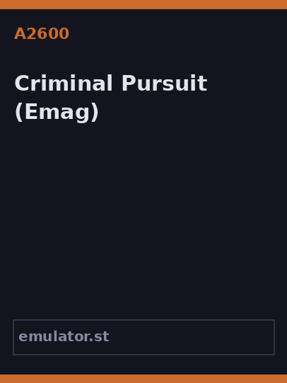 Criminal Pursuit