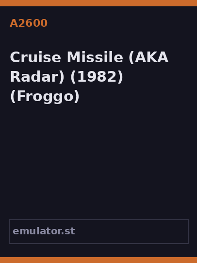 Cruise Missile