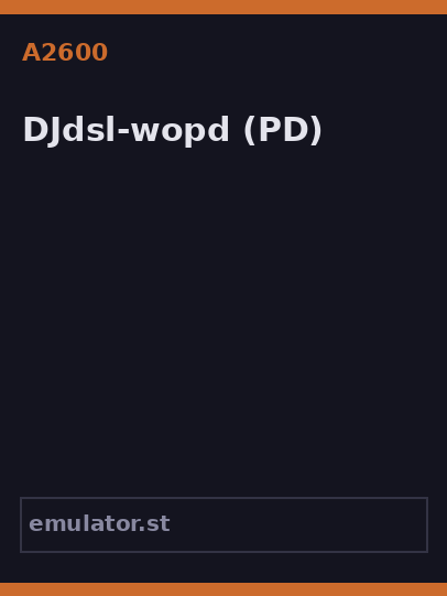 DJdsl-wopd