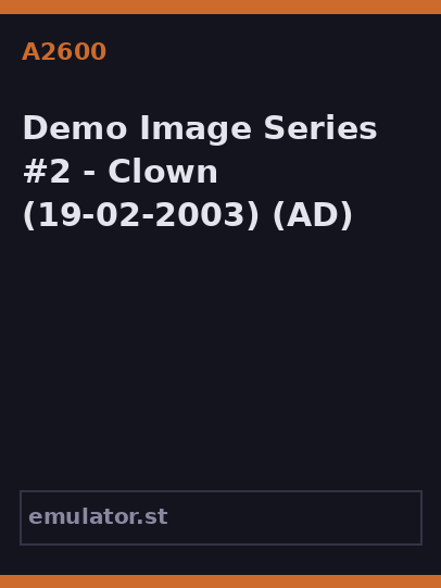 Demo Image Series #2 - Clown
