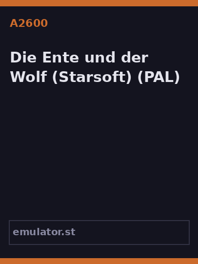 Die Ente und der Wolf