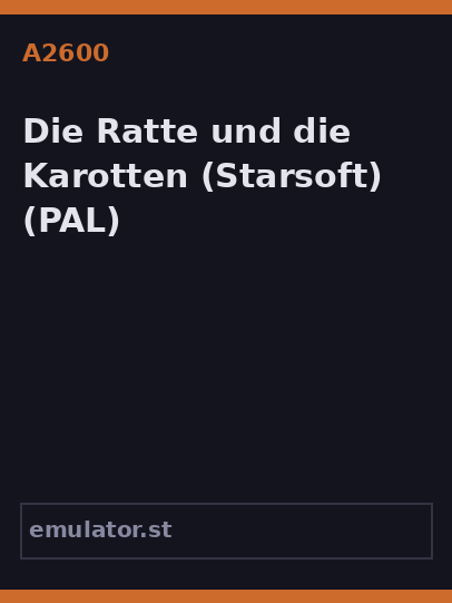 Die Ratte und die Karotten
