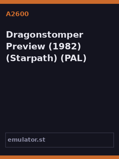 Dragonstomper Preview