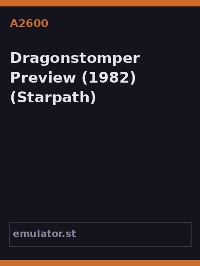 Dragonstomper Preview