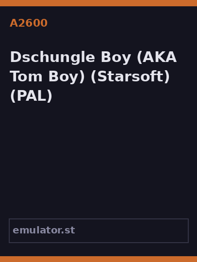 Dschungle Boy
