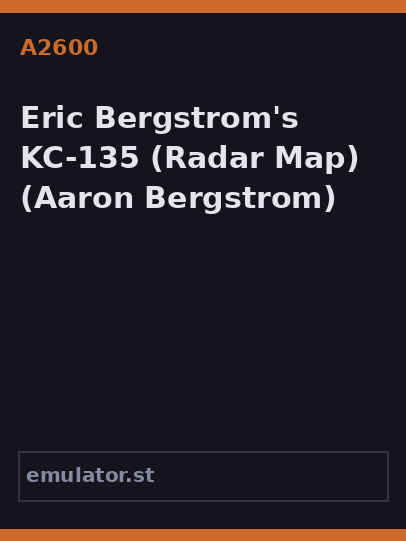 Eric Bergstrom's KC-135