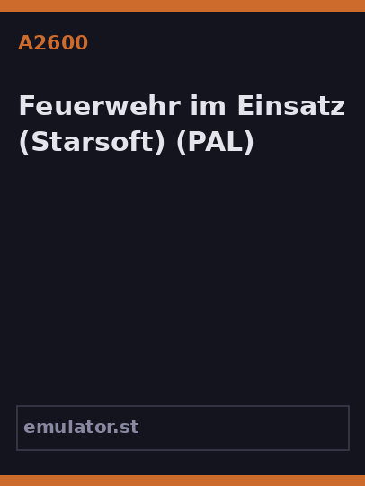 Feuerwehr im Einsatz