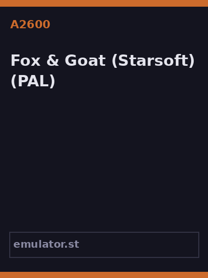 Fox & Goat