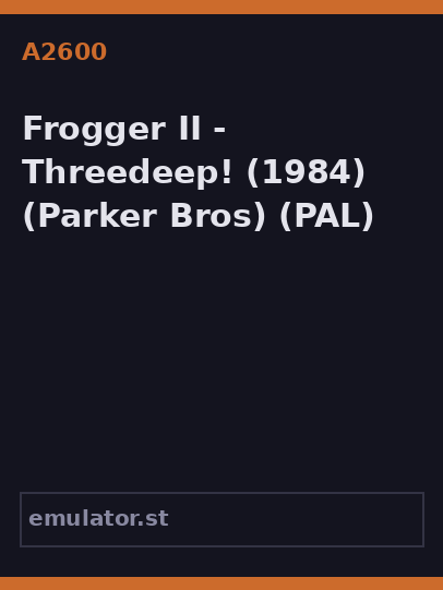 Frogger II - Threedeep!