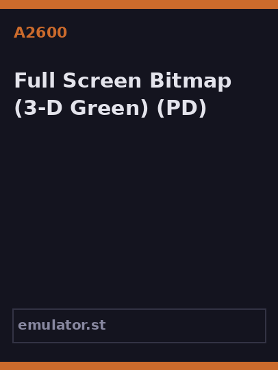 Full Screen Bitmap