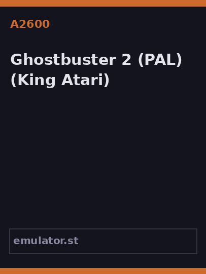 Ghostbuster 2