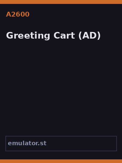 Greeting Cart