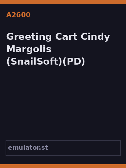 Greeting Cart Cindy Margolis