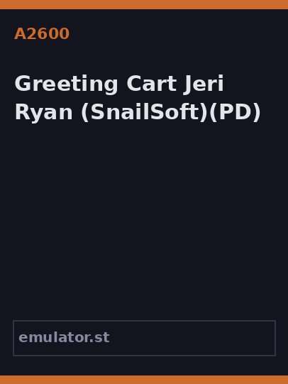 Greeting Cart Jeri Ryan