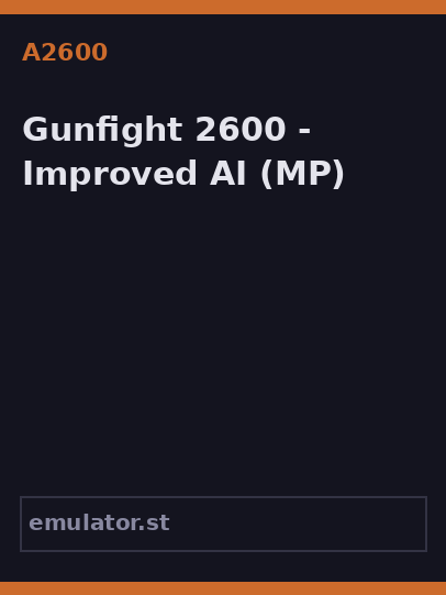 Gunfight 2600 - Improved AI