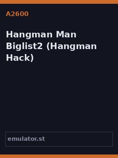 Hangman Man Biglist2