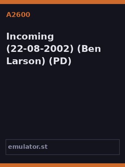 Incoming