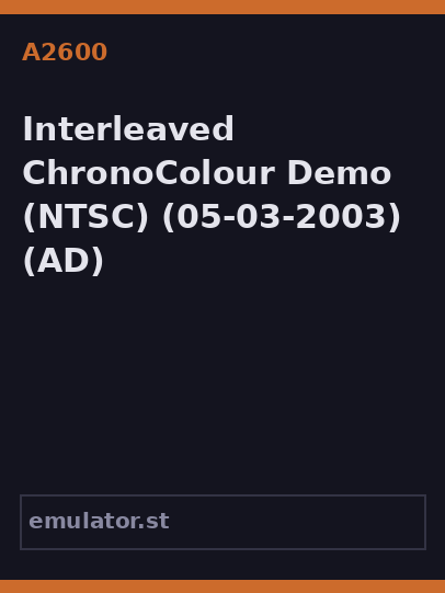 Interleaved ChronoColour Demo