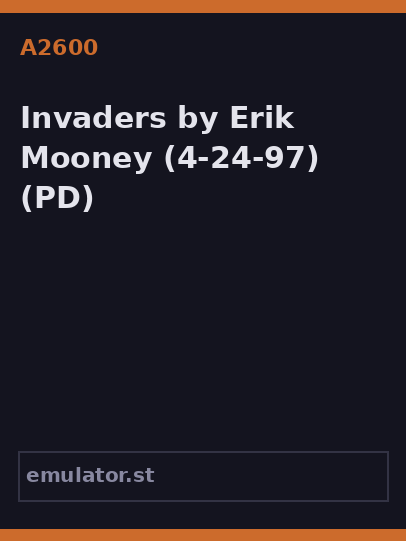 Invaders by Erik Mooney