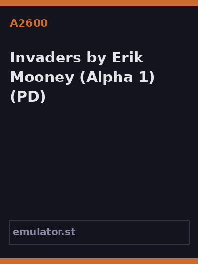 Invaders by Erik Mooney