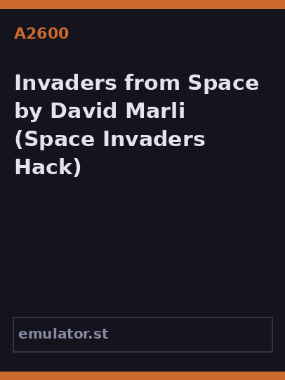 Invaders from Space by David Marli