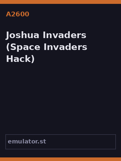 Joshua Invaders