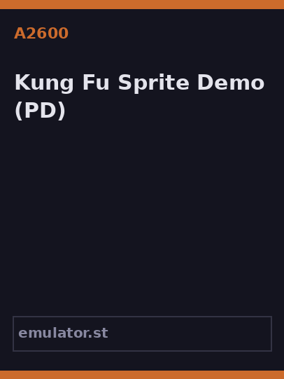 Kung Fu Sprite Demo