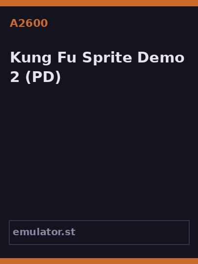 Kung Fu Sprite Demo 2