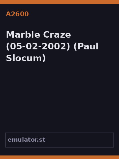 Marble Craze