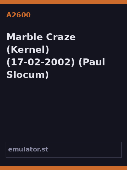 Marble Craze