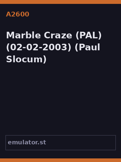 Marble Craze