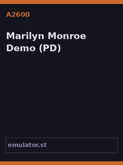 Marilyn Monroe Demo