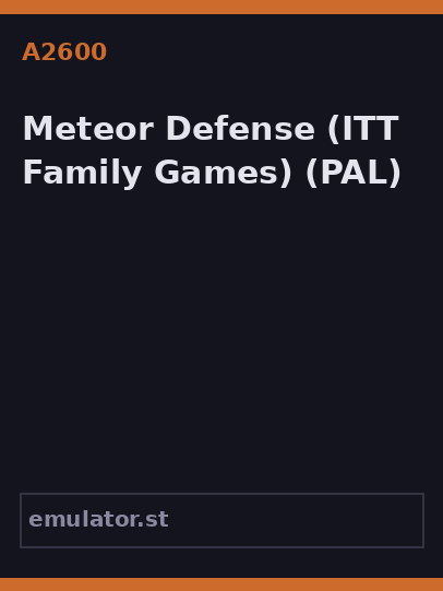 Meteor Defense
