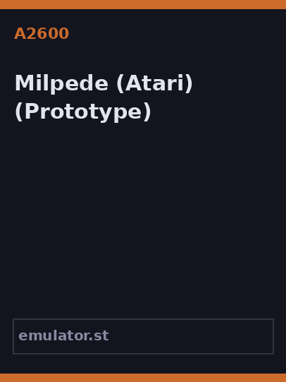 Milpede