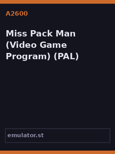 Miss Pack Man