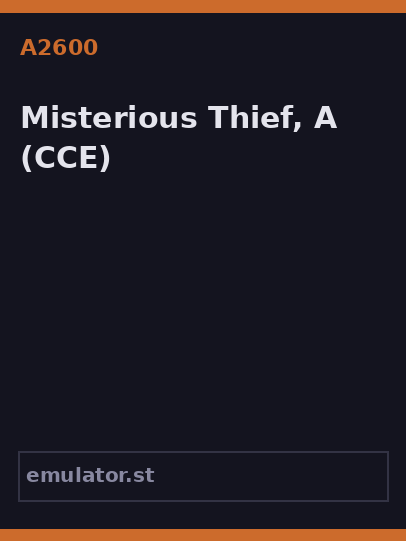 Misterious Thief, A