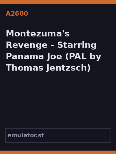 Montezuma's Revenge - Starring Panama Joe
