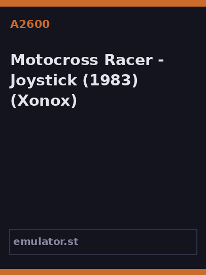 Motocross Racer - Joystick