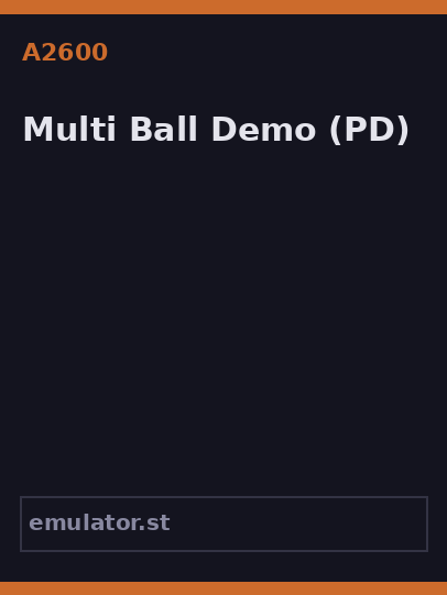 Multi Ball Demo