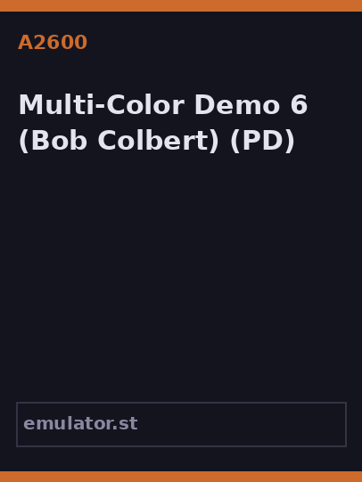 Multi-Color Demo 6