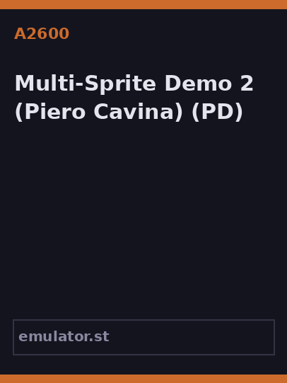 Multi-Sprite Demo 2